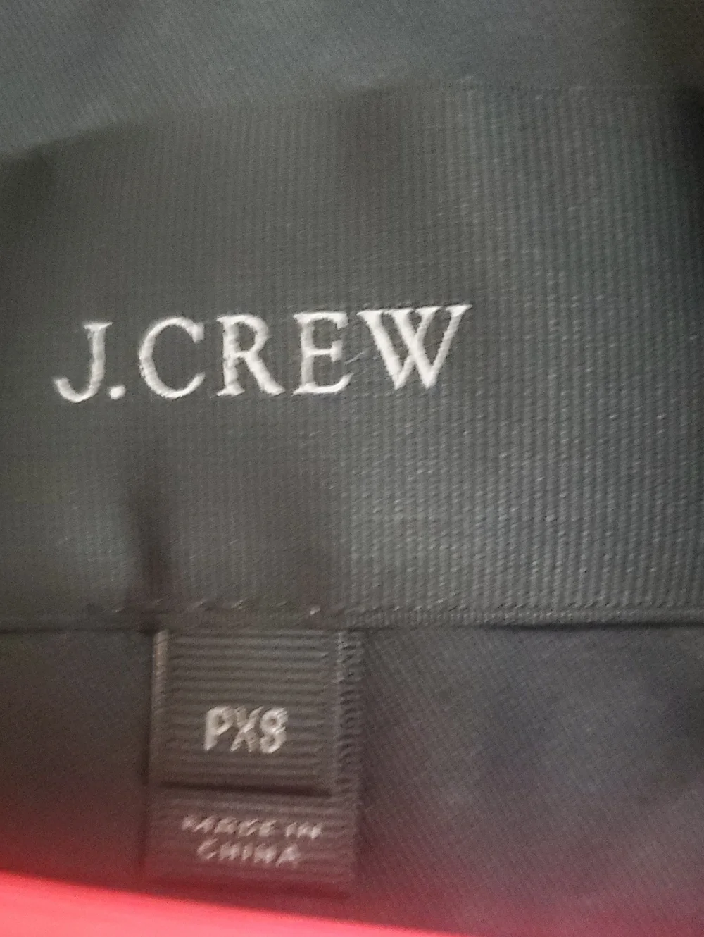 J.Crew PXS Black Utility Jacket w/Brass Hardware Very Good Condi.